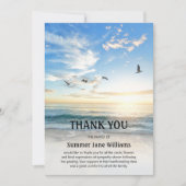 ヘブンリービーチシーン |葬儀サンキューカード 案内状 (正面)