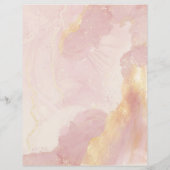 ヘブンリーピンクウォーター色スクラップブック紙 (裏面)