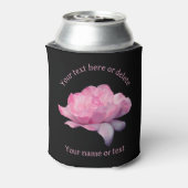 ヘブンリーピンクパーソナライズされたローズ 缶クーラー (缶裏面)
