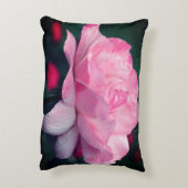 ヘブンリーピンクローズ花 アクセントクッション (裏面(縦))
