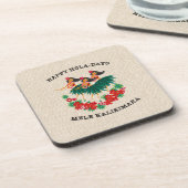 ヘブンリーフラホリデーハワイアンフラガールズ コースター (左側)