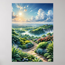 ヘブンリーフラワーガーデン ポスター