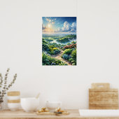 ヘブンリーフラワーガーデン ポスター (キッチン)