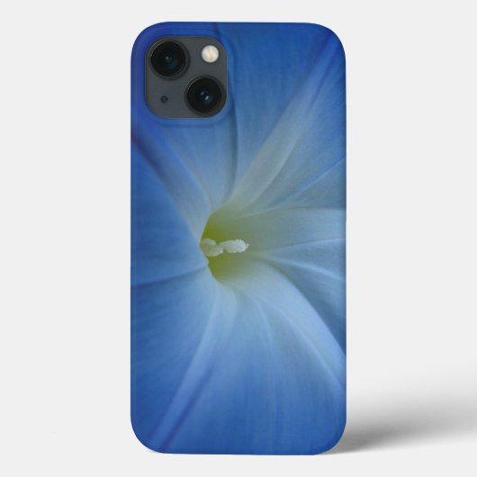 ヘブンリーブルーの朝顔のクローズアップ Case-Mate iPhoneケース (裏面)