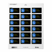 ヘブンリーブルーモーニンググローリー住所 シール (フルシート)