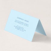 ヘブンリーブルーラグジュアリー 名刺 (裏面)