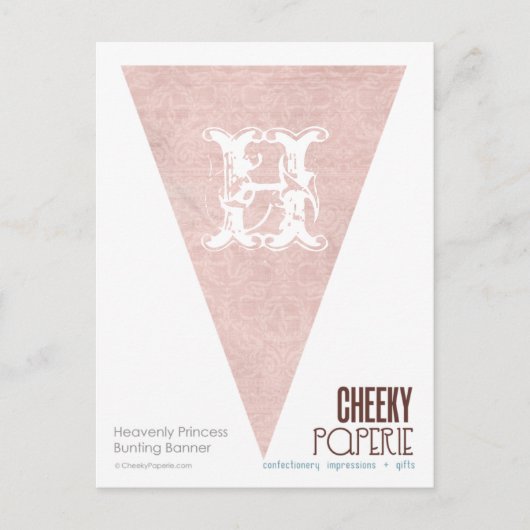 ヘブンリープリンセスバンティンバナー ポストカード (正面)