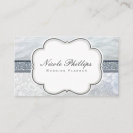 ヘブンリーラッフルズ&レース結婚ズシックな名刺 名刺