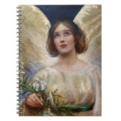 ヘブンリーヴィンテージエンジェル+ホワイトライズノートブック ノートブック (正面)