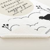 ヘブンリー恵み祈りの言葉 | ニュートラルカラー | 羊 シェルパブランケット (3/4)