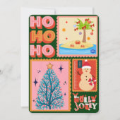 ヘブン航海のクリスマスフラットグリーティングカード シーズンカード (正面)