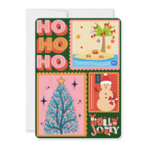 ヘブン航海のクリスマスフラットグリーティングカード