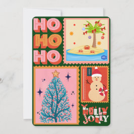 ヘブン航海のクリスマスフラットグリーティングカード シーズンカード