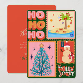 ヘブン航海のクリスマスフラットグリーティングカード シーズンカード