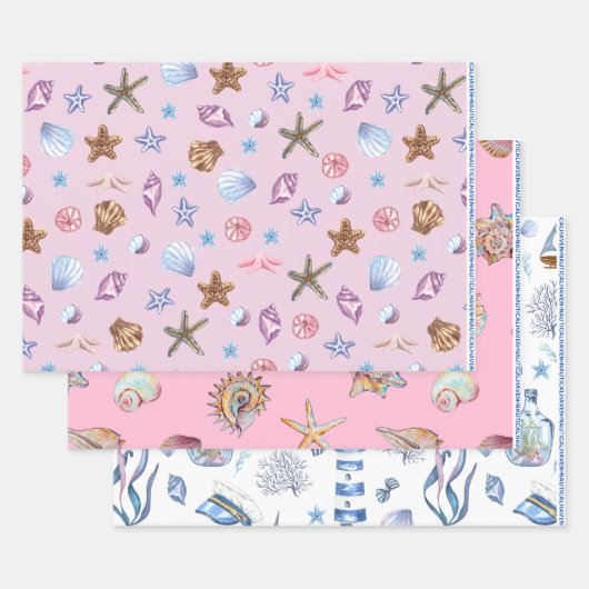 ヘブン航海のラッピング紙シート ラッピングペーパーシート (セット)