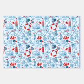 ヘブン航海のラッピング紙シート ラッピングペーパーシート (正面3)