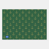 ヘブン航海のラッピング紙フラットシートセット3 ラッピングペーパーシート (正面3)