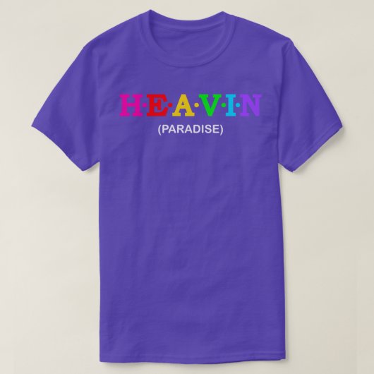 ヘブン・パラダイス Tシャツ (デザイン正面)