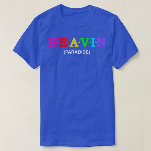 ヘブン・パラダイス Tシャツ (デザイン正面)