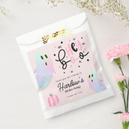 ヘブー虹色幽霊ピンクハローウィンパーティ フェイバーバッグ