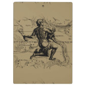 ヘベリウスによる水族座の地図 クリップボード (裏面)