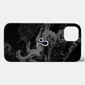 ヘベリウス1690のクロムのようなレオ〔占星術の〕十二宮図サイン Case-Mate iPhoneケース (裏面 (横))