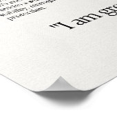 ヘマタイト宝石結晶意味カード ポスター (角)