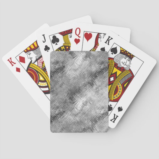 ヘマタイト灰色の落書きテクスチャ トランプ (裏面)