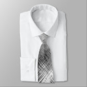 ヘマタイト灰色の落書きテクスチャ ネクタイ (タイ)