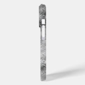 ヘマタイト灰色の落書きテクスチャ Case-Mate iPhoneケース (裏面 / 左)