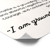 ヘマタイト石結晶の意味 ポスター (角)