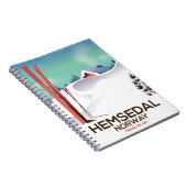 ヘムセダルノルウェースキー旅行ポスター ノートブック (右側)