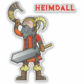 ヘムダル北欧神話 シール (正面)