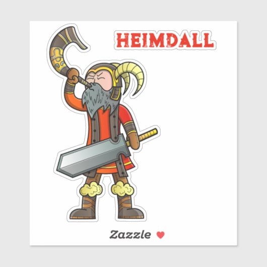 ヘムダル北欧神話 シール (シート)