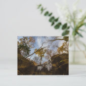 ヘムロックの断崖、インディアナ州（秋） ポストカード (スタンド正面)