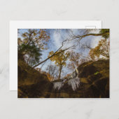 ヘムロックの断崖、インディアナ州（秋） ポストカード (正面/裏面)