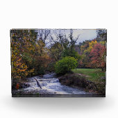 ヘムロッククリーク滝ズオンザビューティフル秋モーニング フォトブロック (正面)