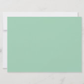 ヘムロックグリーンデイジー結婚式招待状 招待状 (裏面)