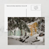 ヘムロック&アイフ頭が切れるロー、ズブルック、ソーントン、NH ポストカード (正面/裏面)