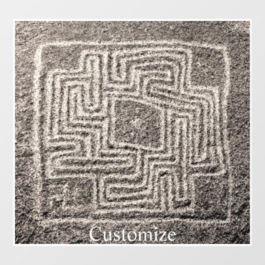 ヘメット迷路ストーンサンダー_コーブ ウィンドウサイン (シート)