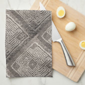 ヘメット迷路ストーンサンダー_コーブ キッチンタオル (四つ折り)