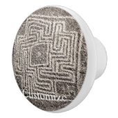 ヘメット迷路ストーンサンダー_コーブ セラミックノブ (右)