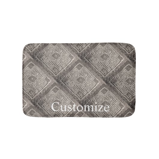 ヘメット迷路ストーンサンダー_コーブ バスマット (正面)