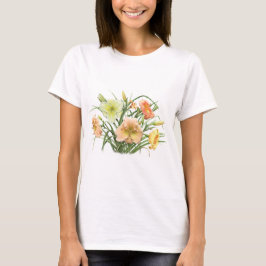 ヘメロカリス ブーケ Tシャツ