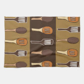 ヘラカラフルキッチン料理器具 キッチンタオル (横)