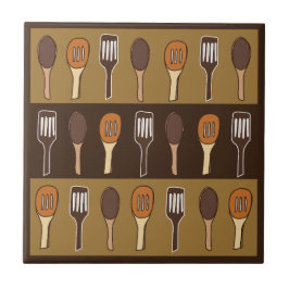 ヘラカラフルキッチン料理器具 タイル