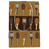 ヘラカラフルキッチン料理 ミディアムペーパーバッグ (正面)