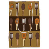 ヘラカラフルキッチン料理 ミディアムペーパーバッグ (裏面)