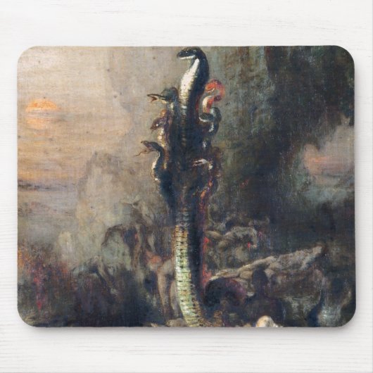 ヘラクレスおよびLernaeanのヒュドラ マウスパッド (正面)