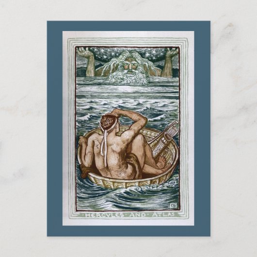 ヘラクレスとアトラス ポストカード (正面)